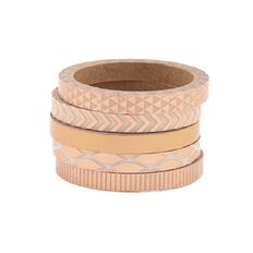 Uniti Thin Washi Tape Rose Gold 5 Pack Rose Gold
