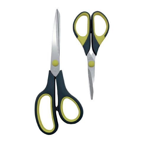 WS Scissors Soft Grip 6/8 inch Grey