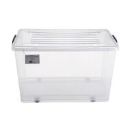 Living & Co Rolling Organiser 87L Clear