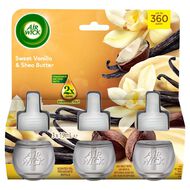 Air Wick Sweet Vanilla & Shea Butter Plug-in Refills 3 Pack