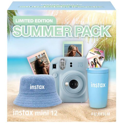 Fujifilm Instax Mini 12 Pack Blue Summer