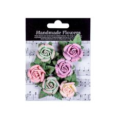 Handmade Flowers Beatriz 6pc Multicoloured