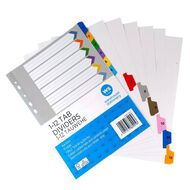WS 1-12 Tab Coloured Dividers