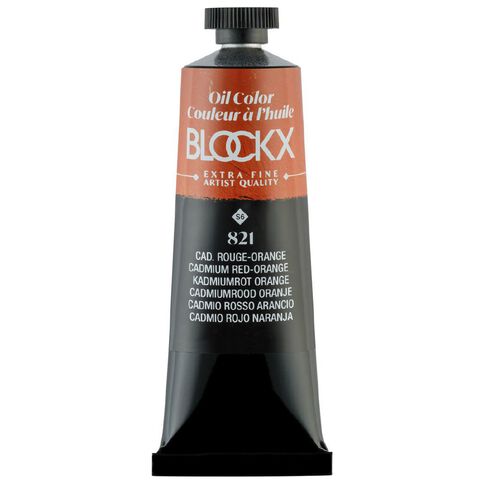 BLOCKX Oil Tube 35ml S6 821 Cadmium Orange