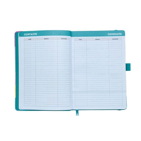 WS 2026 Weekly Planner Multi-Coloured