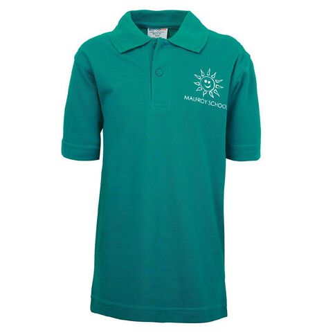 Schooltex Malfroy Short Sleeve Polo with Screenprint