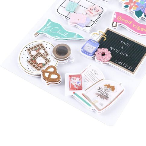 Uniti Pretty Script Dimensional Stickers