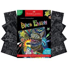 Faber-Castell Black Edition Colouring Book 20 Pages