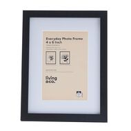 Living & Co Everyday Photo Frame 4in x 6in Black