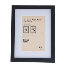 Living & Co Everyday Photo Frame 4in x 6in Black