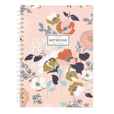 Uniti Winter Bloom Hardcover Spiral Notebook A4