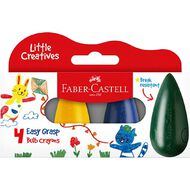 Faber-Castell Little Creative Grip Crayon Pk 4