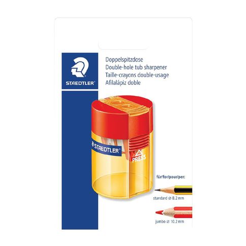 Staedtler Double Hole Tub Sharpener Assorted