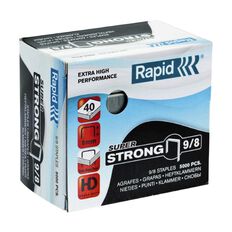 Rapid Staples 9/8 5000 Pack Silver
