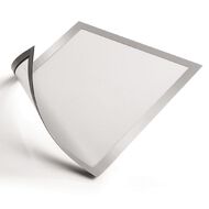 DURAFRAME Self Adhesive Sign 1 Pack Silver A4