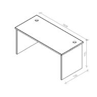 Zealand Desk 1500 x 700 Coronet Beech