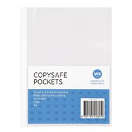 WS Clear Copysafe Pockets 10 Pack A4