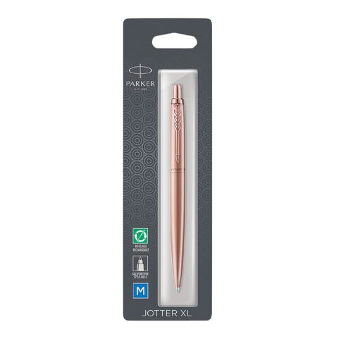 Parker Jotter XL SE20 Monochrome Pink Gold PG Trim Ballpoint Hangsell