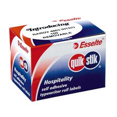 Quik Stik Labels Oval Introducing 100 Pack White