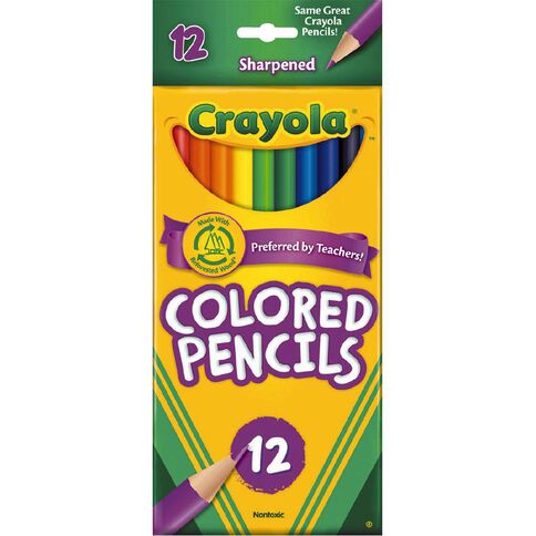 Crayola Colored Pencils 12 Pack 12 Pack