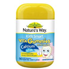Nature's Way Kids Smart Vita Gummies Calcium + Vit D 90s