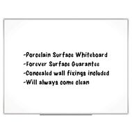 Boyd Visuals Porcelain Whiteboard 900 x 600mm