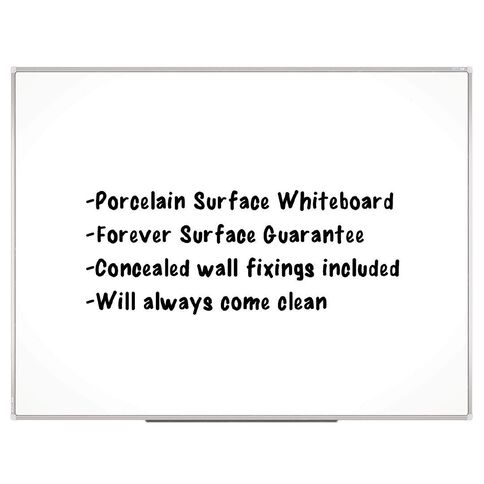 Boyd Visuals Porcelain Whiteboard 900 x 600mm