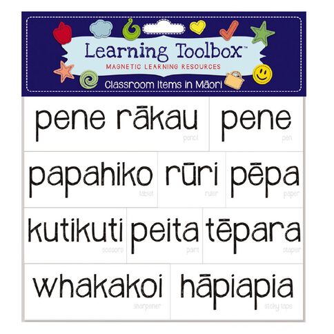 Learning Tool Box Magnetic NZ Maori Class Times Assorted