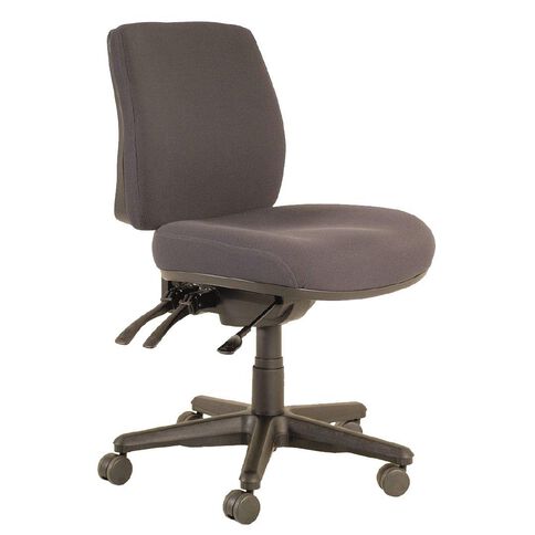 Buro Seating Roma 3 Lever Midback Chair Charcoal