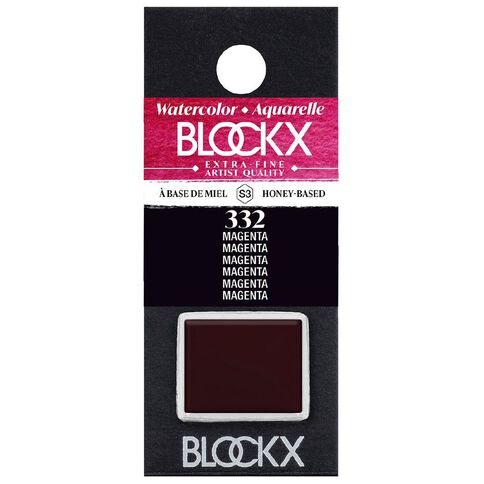BLOCKX Watercolour Half Pan S3 332 Magenta