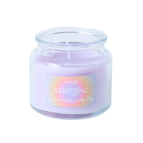 Living & Co Mood Mini Scented Candle Energise Citrus 70g