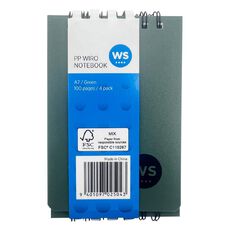 WS Notebook Wiro 100 Pages Green A7