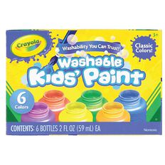 Crayola Washable Paints 6 Pack