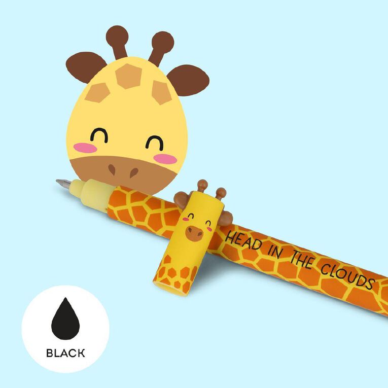 Legami Erasable Pen Giraffe Black Ink