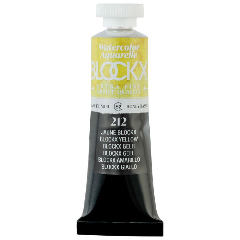 BLOCKX Watercolour Tube 15ml S2 212 Yellow Yellow