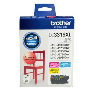 Brother LC3319XL Ink 3 Colour Value Pack