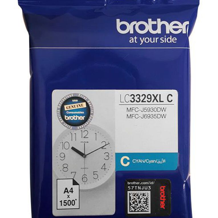 Brother Ink LC3329XLC Cyan 1500 Pages