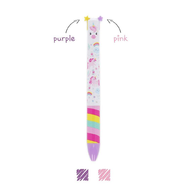 Legami 2 Colour Ballpoint Pen Unicorn