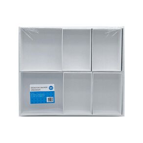 WS Drawer Organiser 7 Piece White