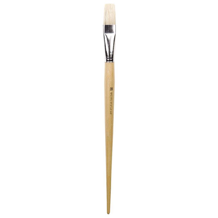 DAS Brush Long Handle Hog Bristle Flat #20