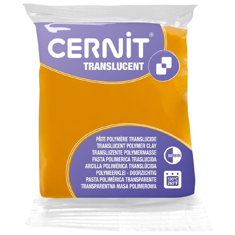 Cernit Polymer Clay Translucent 56g Amber