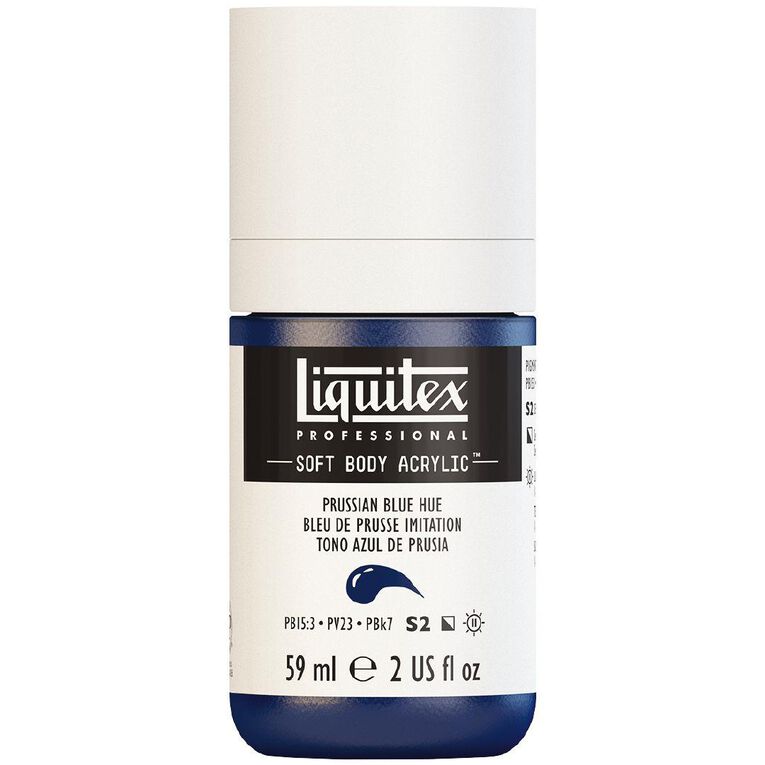 Liquitex Soft Body Acrylic Paint Prussian Blue Hue