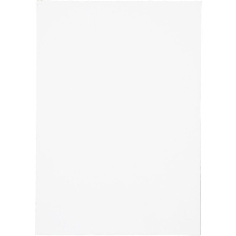 WS Unruled Pad 50 Sheets White A4