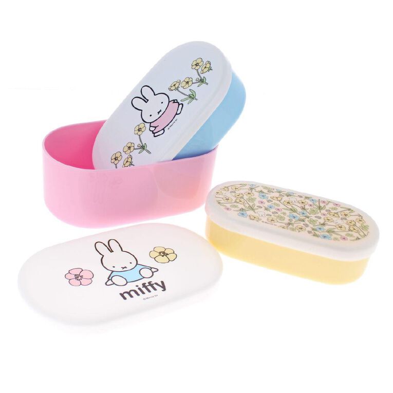 Miffy Buttercup Miffy Buttercup Storage Pots Set Of 3
