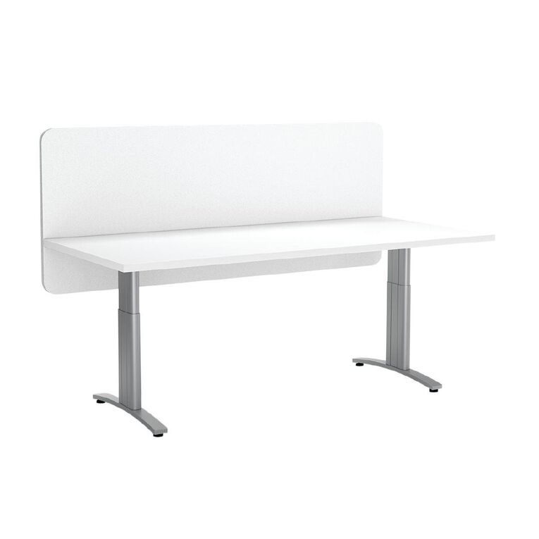 Boyd Visuals Desk Screen Modesty Panel White 1500mm