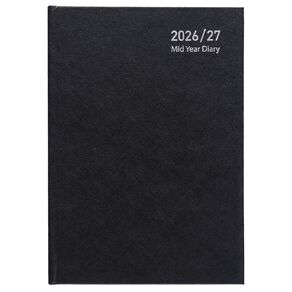 WS Mid Year Diary Black Date To Page A5 26-27