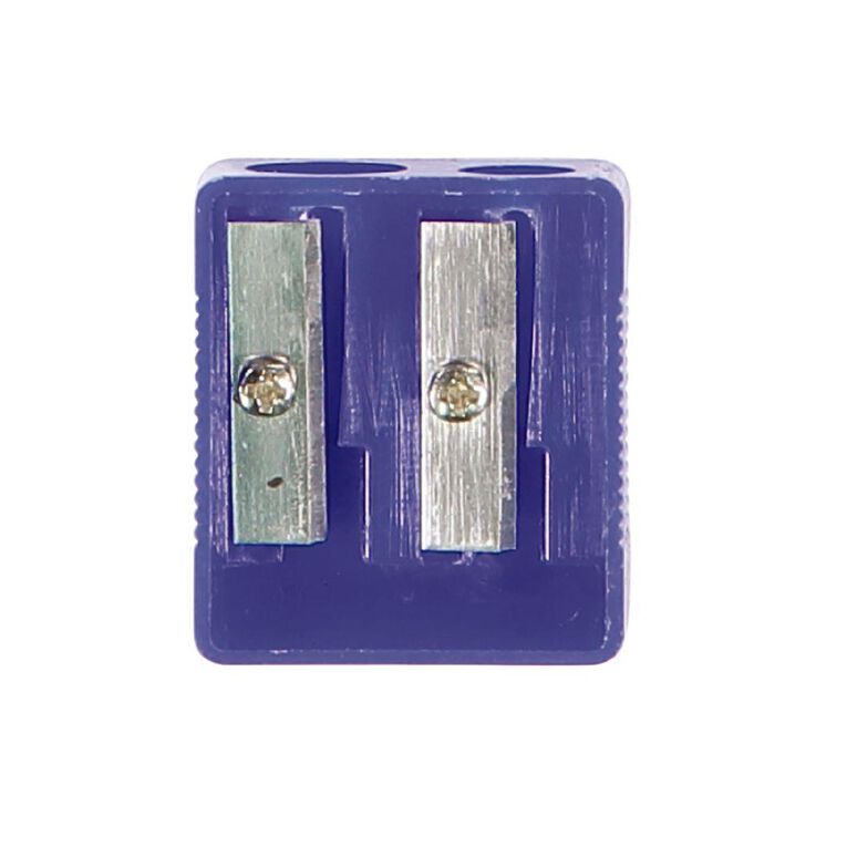 WS Pencil Sharpener 2 Hole Plastic Assorted