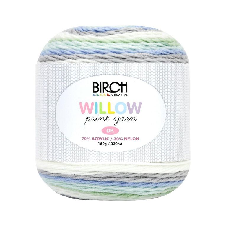 Birch Yarn Willow Yarn Print 45% Acrylic 55% Nylon 150G Morning Mist