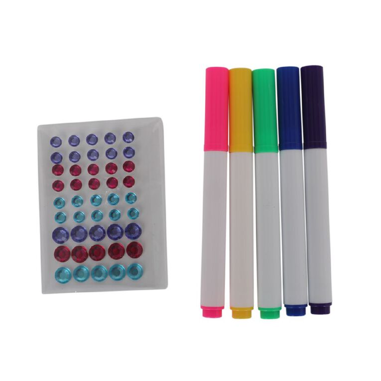 Uniti Craft Kids DIY Water Bottle Colouring Kit Unicorn