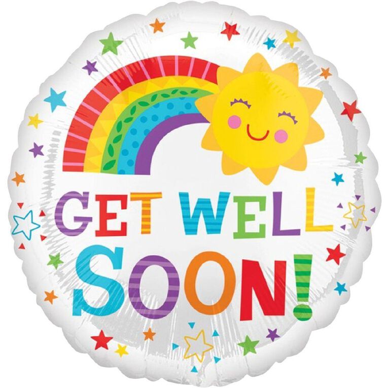 Anagram 45cm Standard Get Well Soon Balloon